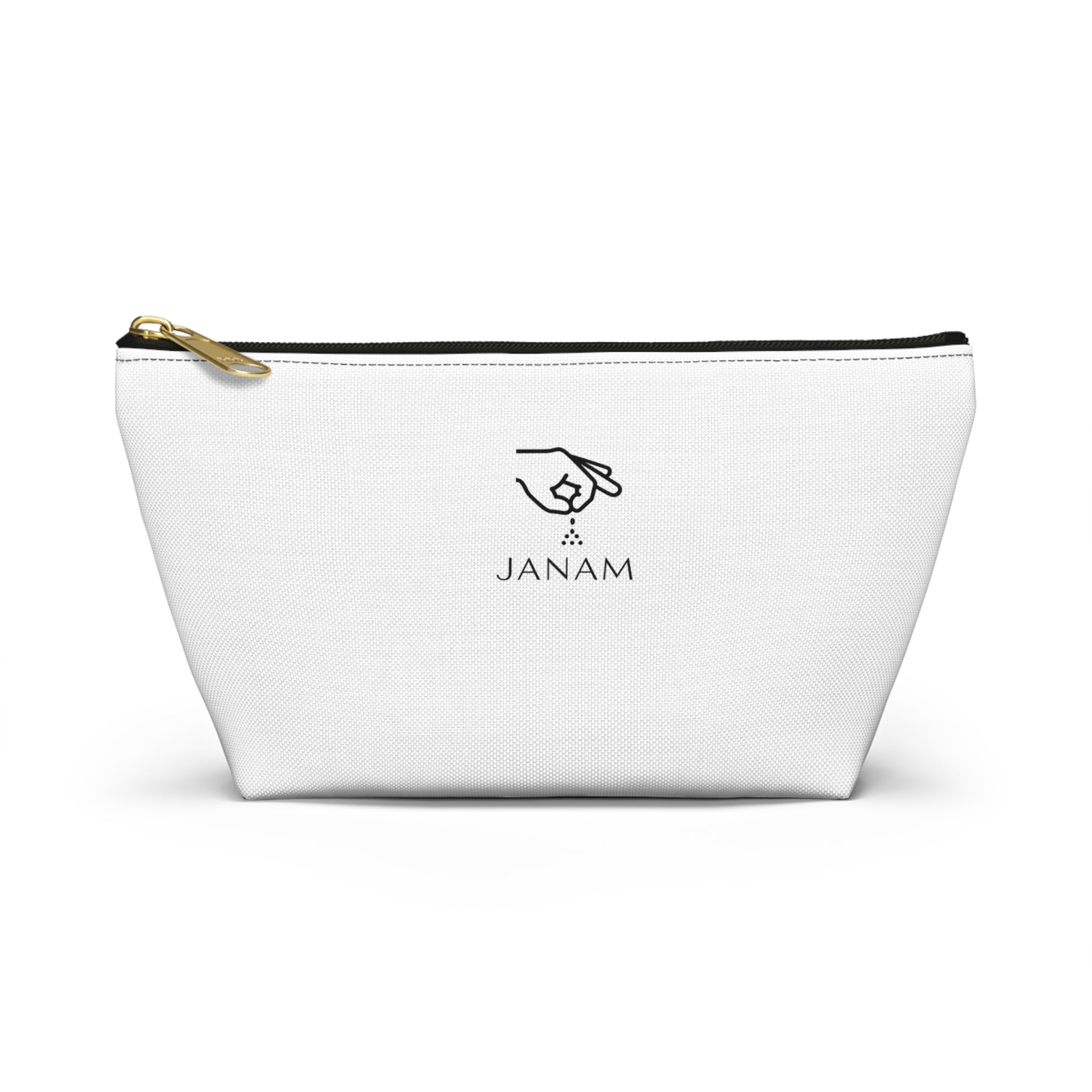 Minimalist Janam Logo Accessory Pouch