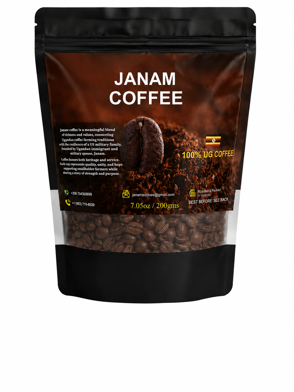 Janam Ugandan coffee| Premium medium roast